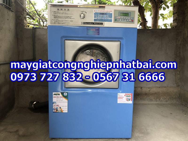 Máy giặt công nghiệp cũ nhật bãi lắp đặt tại Bắc Giang